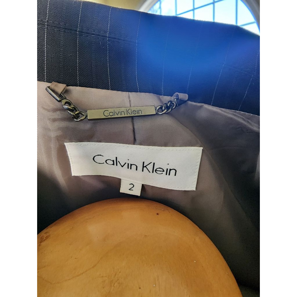 Women's Calvin Klein Blazer, Size 2, Black - Picture 5 of 5